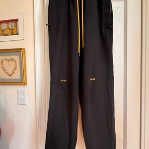 Pyer Moss Black Track Pants with Sleek Design